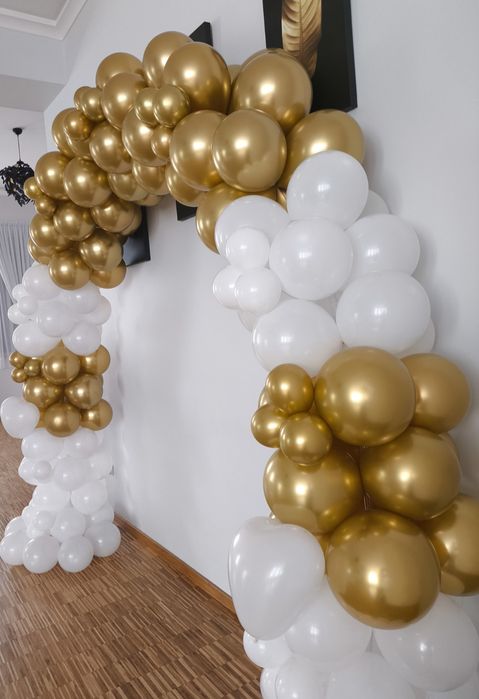 Dekoracje balonowe, ścianki, płótno, balony,