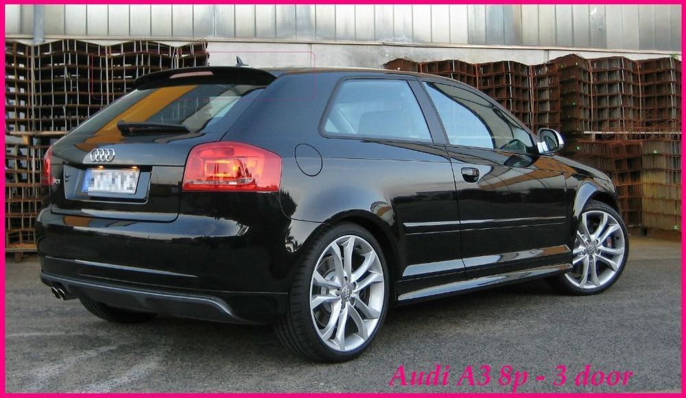 Aileron/ Spoiler Traseiro Para Audi A3 8P S-Line 3 Portas