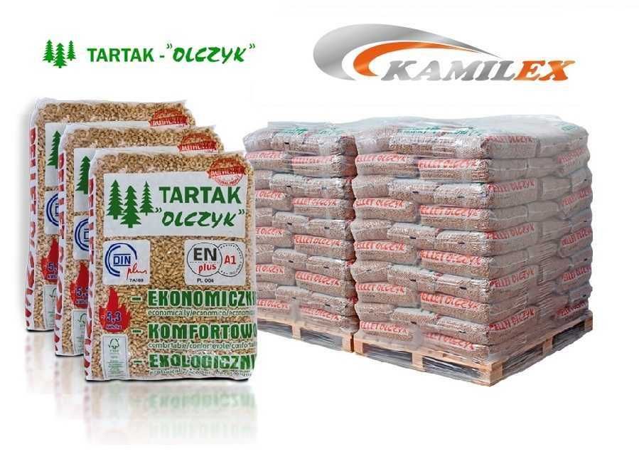 KAMILEX- Najniższa cena ! Autoryzowany dystrybutor pelletu Olczyk