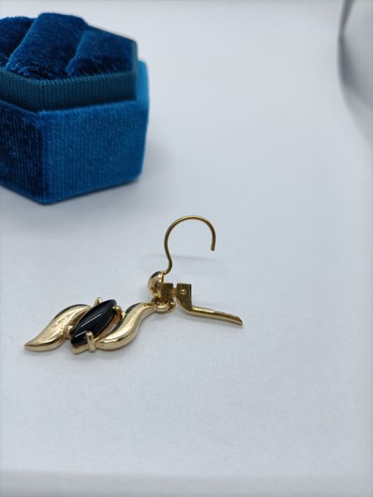 Klasyczne kolczyki ze złota, złoto pr 585