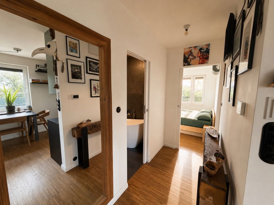 REZERWACJA Apartament z ponad 32-metrowym narożnym tarasem | 67,34 m² | Łydynia Park | 2 miejsca postojowe i komórka w cenie