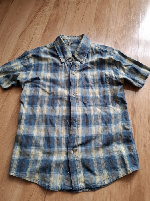 Koszula z krótkim rękawem w krate 116/122