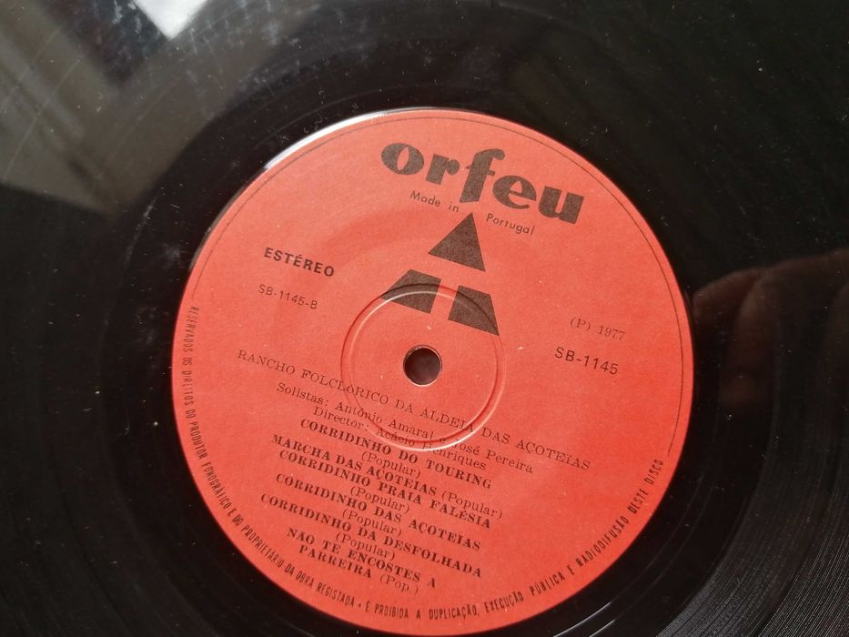 lp , vinil . rancho folclorico aldeias das açoteias 1977