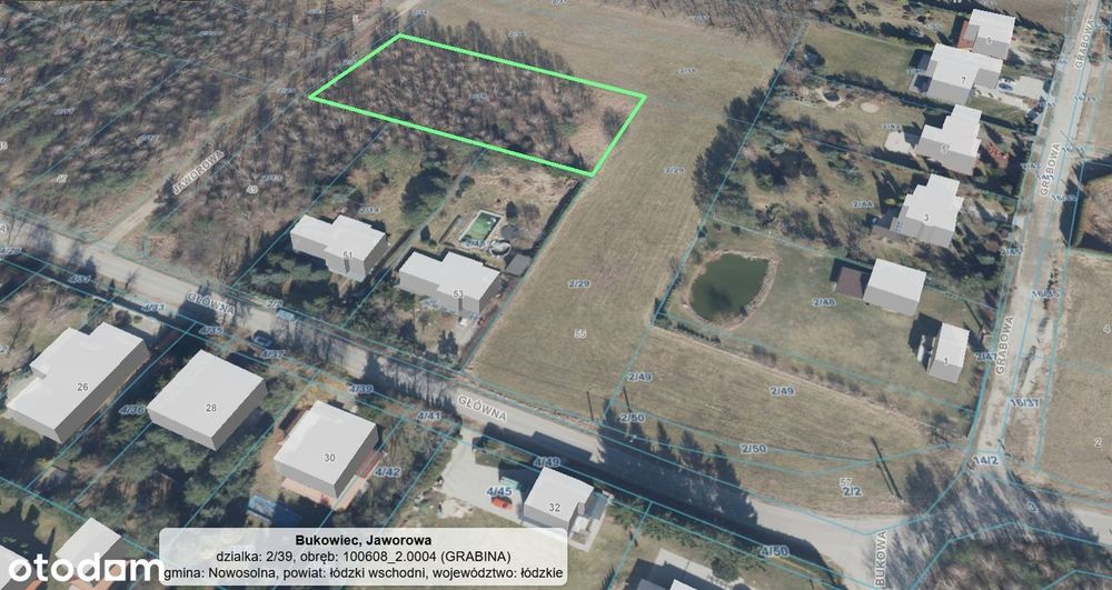 Bukowiec / Grabina / Nowosolna – działka 3004 m² w PKWŁ - Widok 4