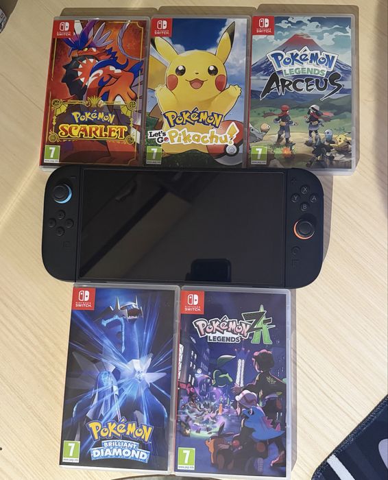 Nintendo Switch 2 + 5 gier pokemon
