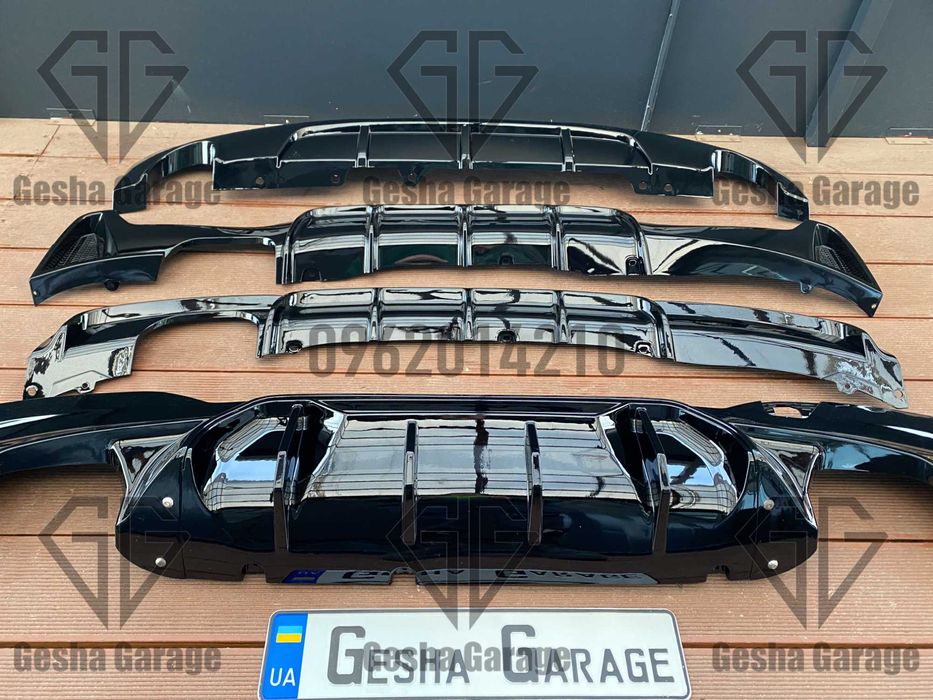 Диффузор заднего бампера спойлер BMW БМВ f90g11g12g01g02f30G20f32f33