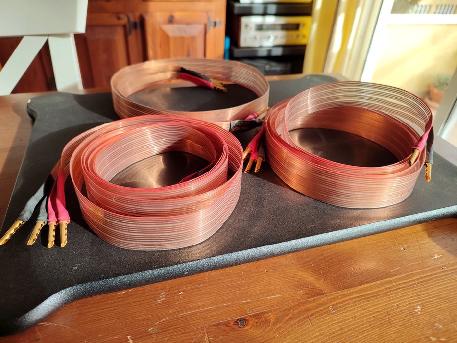 Nordost Super Flatline Gold Cabos de Coluna Hi-Fi 2x2.5M