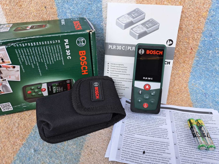 Bosch PLR 30 C Лазерний далекомір, рулетка
