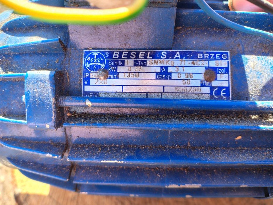 Silnik elektryczny jednofazowy 0,37kw 1360obr/min