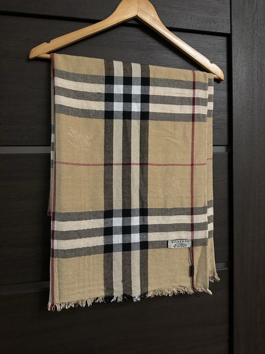 шарф Burberry 100% кашемір
