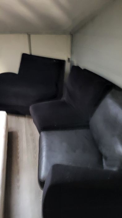 Sofá de sala (preto)  2 módulos