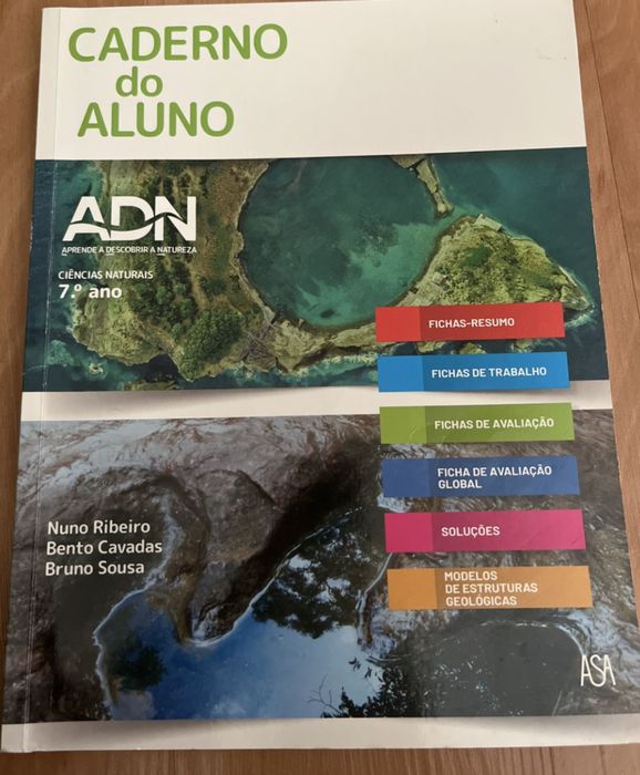 caderno de atividades do sétimo ano, disciplina de ciências - portes n