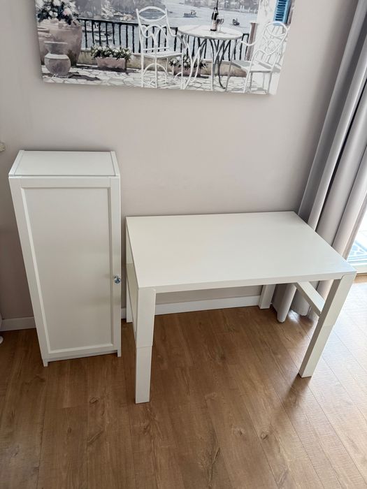 Sprzedam IKEA: biurko , ławka z szufladą oraz łóżko drewniane