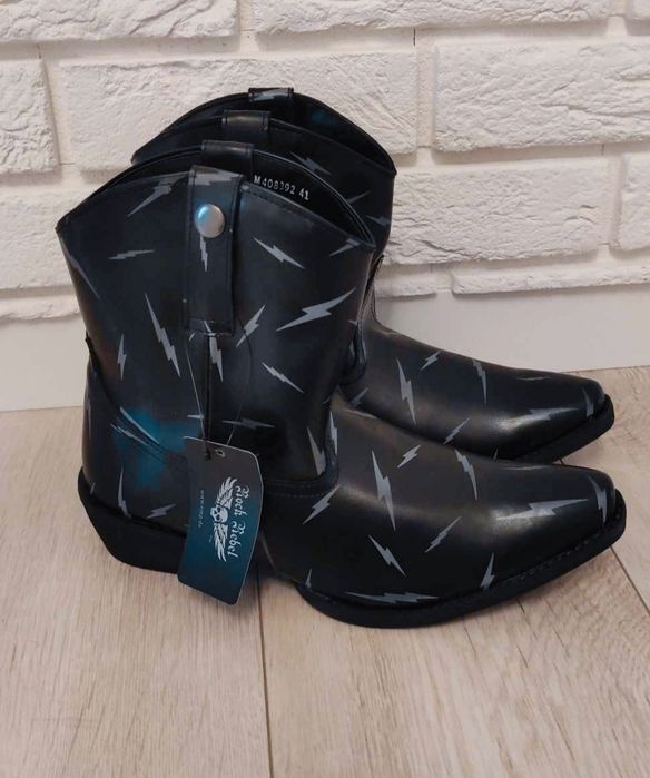 Botki r.41 nowe z pudełkiem Rock Rebel