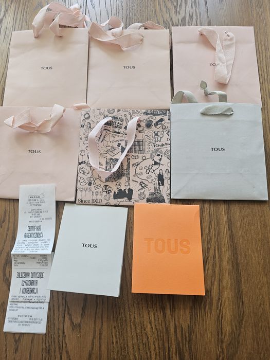 Oryginalne torebki prezentowe TOUS.
