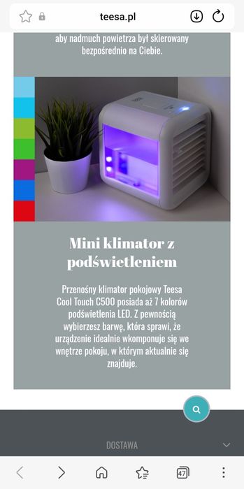 Mini klimatyzator TESSA  C500
