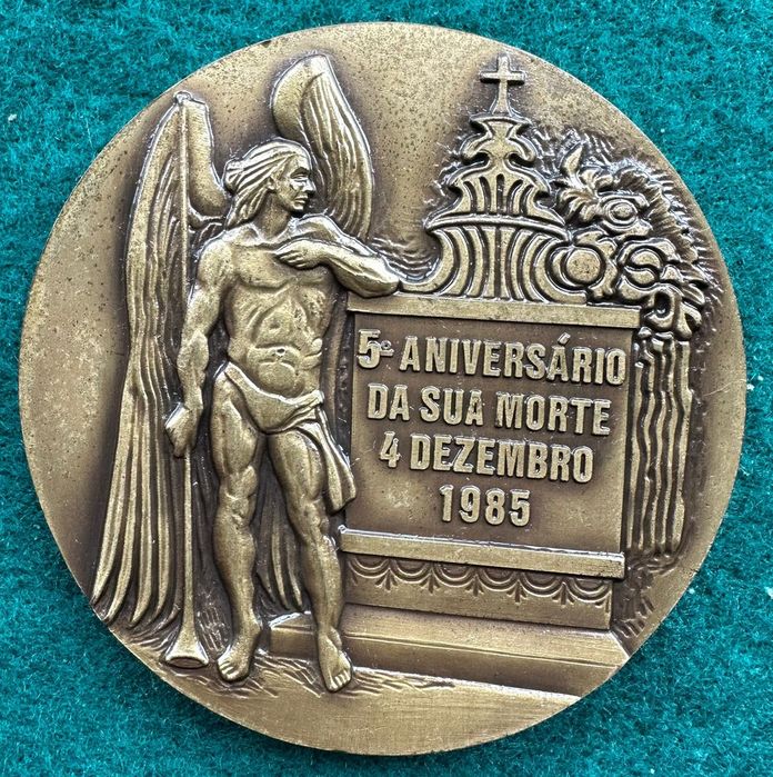 Medalha em bronze Sá Carneiro