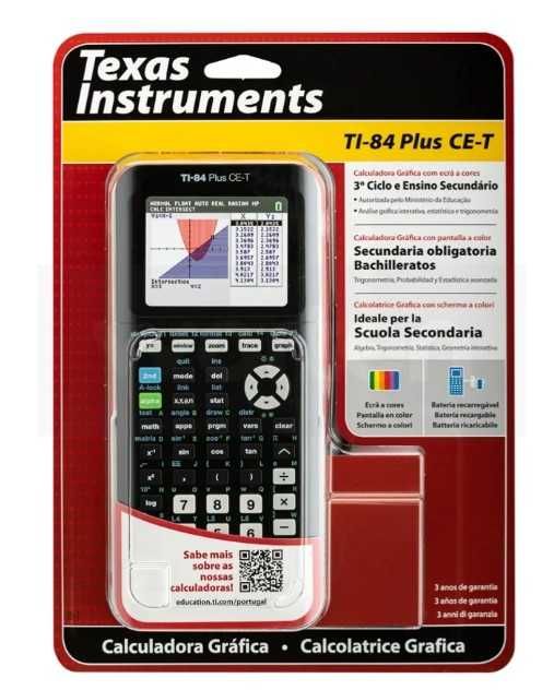 Calculadora Texas TI-84 Plus CE-T como nova