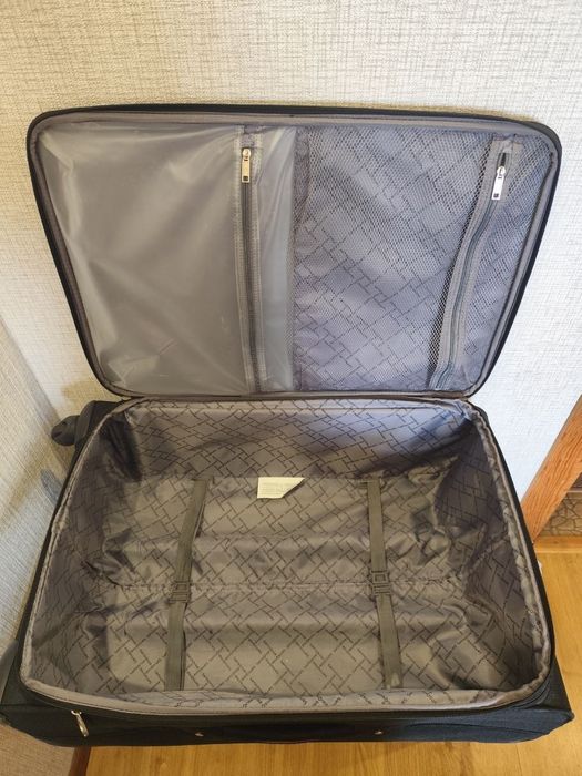 Samsonite 77 см розмір Л валіза велика чемодан большой тканевий самсонайт