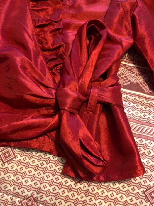 Blusa de traçar vermelha