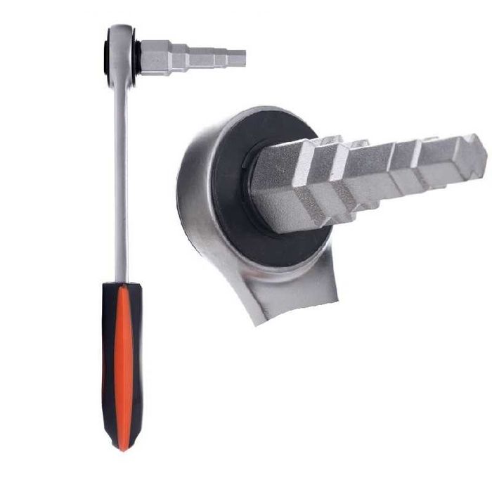 KLUCZ do ŚRUBUNKÓW  3/8", 7/16", 1/2", 3/4", 1" grzechotka  KD10599