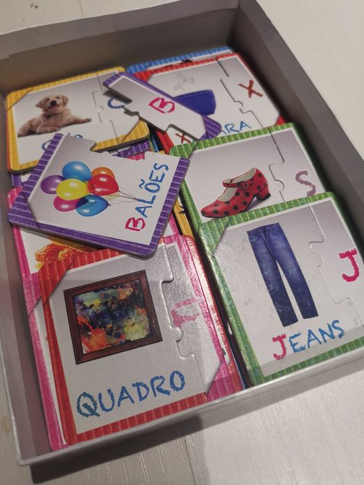 Jogo educativo das letras e numeros