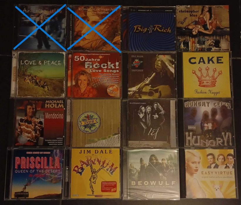 112 CDs de Pop/Rock, Alternative Rock, Hip Hop (desde 2,0€)