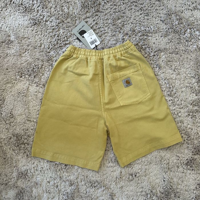 Calções Carhartt WIP Floyde em Amarelo - NOVOS Tamanho S
