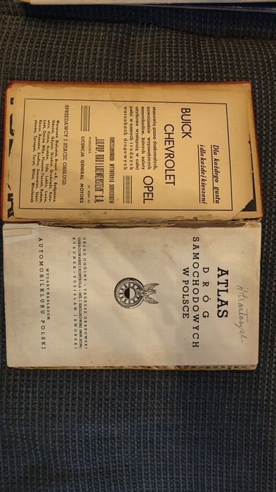 rzadko spotykany Atlas Dróg w Polsce 1939