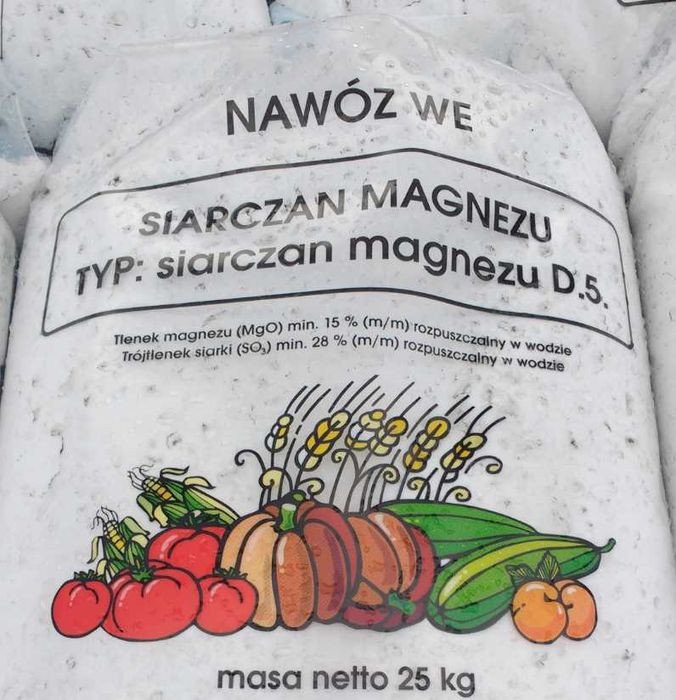 Siarczan magnezu Gratis wysyłka na cały kraj!  MgO 15 / SO3 28.