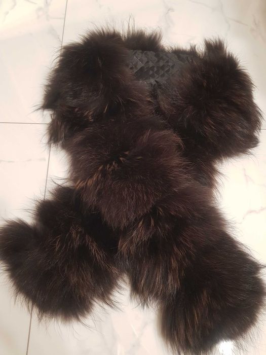 Obszycie z lisa nowe jenot 140 cm.