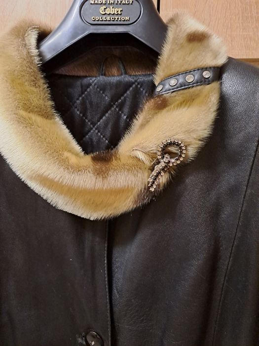 Продам  плащ пальто кожане