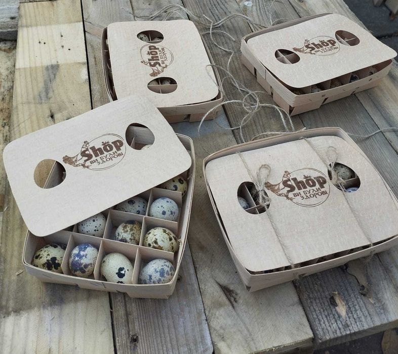 Перепелині яйця та  м