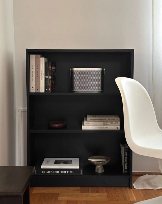 IKEA zestaw 5 półek czarnybrąz do szafek BESTA