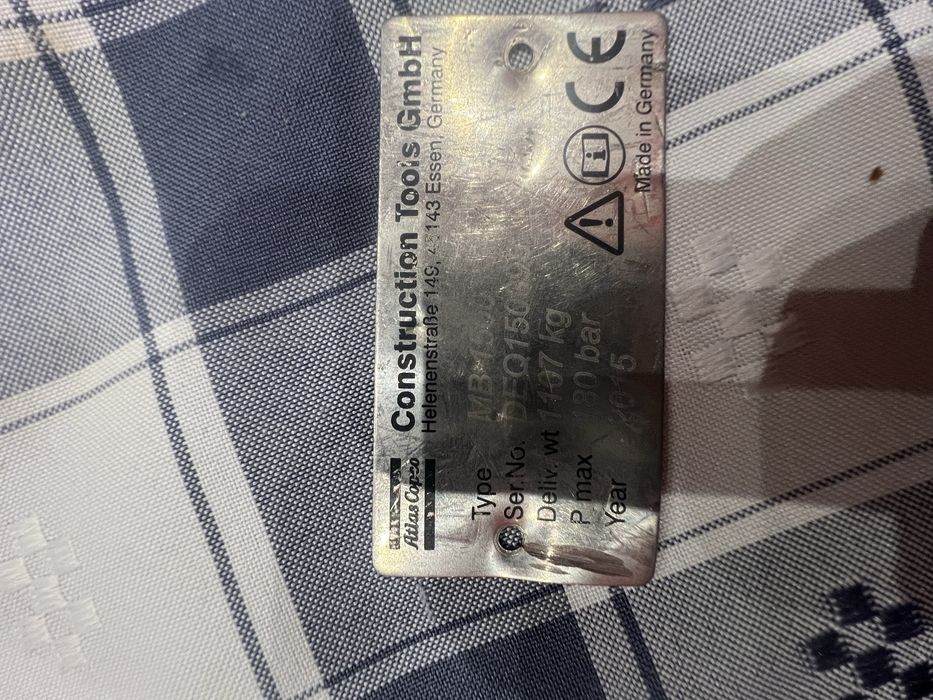 Martelo hidraulico para giratoria