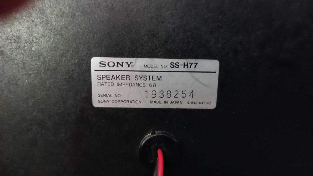 Colunas Sony SS-H77
