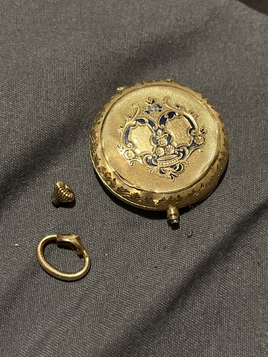 Часы карманные антиквариат золотые Corneille