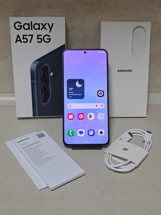 SAMSUNG A57 256GB Новий !!! 1 цикл зарядки. Для Європи і України.