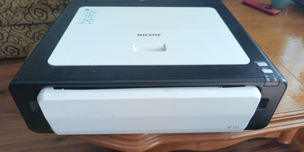 Drukarka laserowa RICOH SP 112 łączność USB