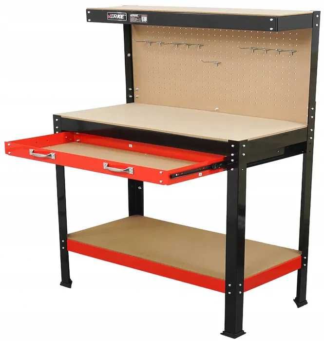 NOWY Stół Warsztatowy Blat Roboczy Metalowy Stolik Do Garażu OKAZJA