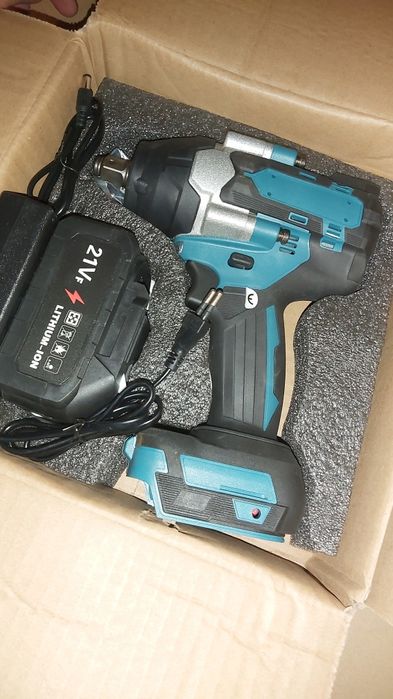 Klucz udarowy akumulatorowy 1800NM  akumulator komplet jak Gisam