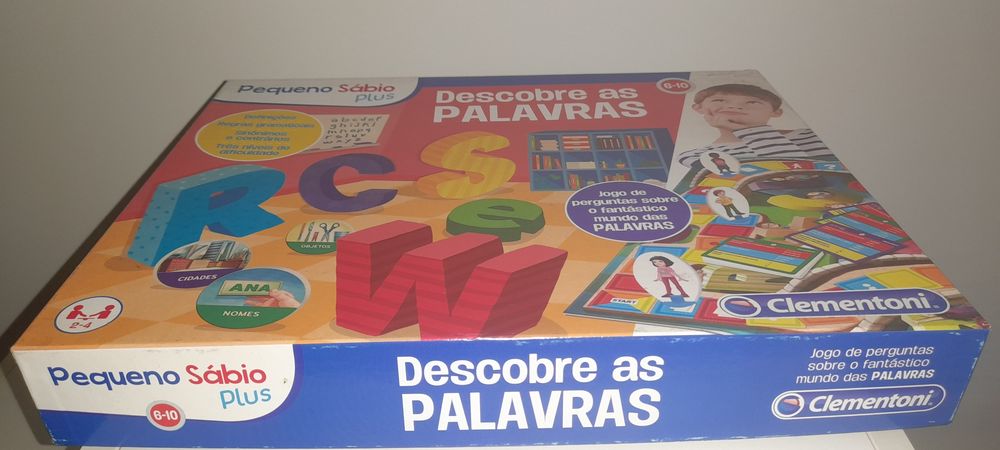 Jogo tabuleiro Descobre as palavras