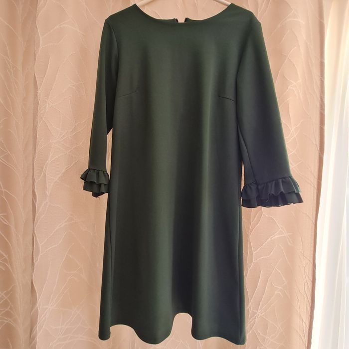 Vestidos preto verde