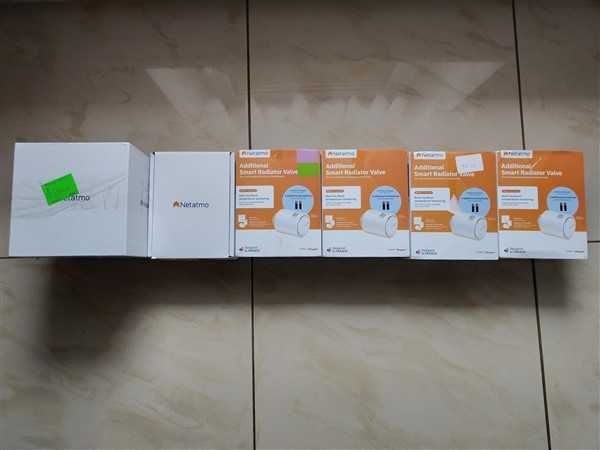 Zestaw inteligentnych głowic Netatmo