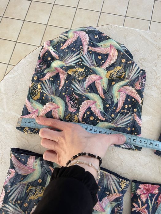 Komplety wiosenne czapka komin bawełniane 54 cm