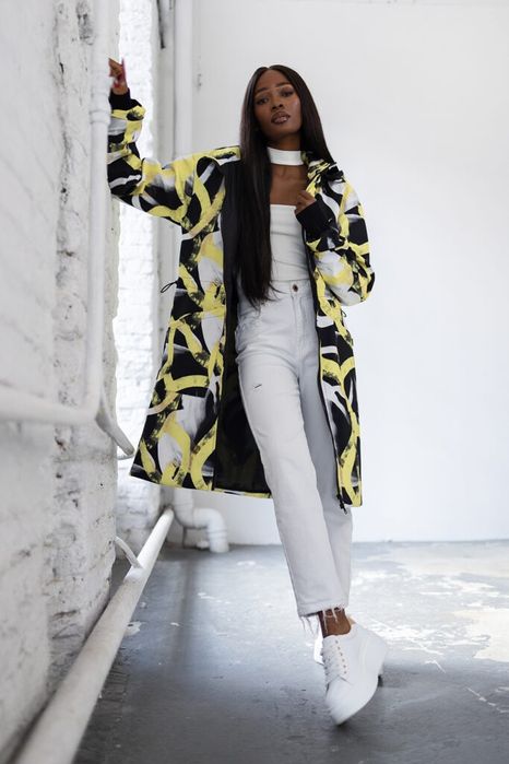 PARKA damska waterproof print kolekcja Premium M L XL 2XL 3XL 4XL