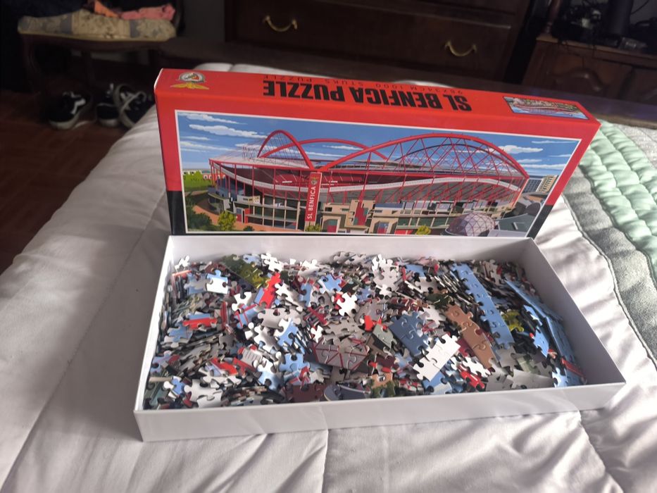 Puzzle 1000 peças estádio do Benfica