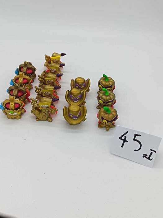 SUPER THINGS/ZINGS figurki złote i najrzadsze