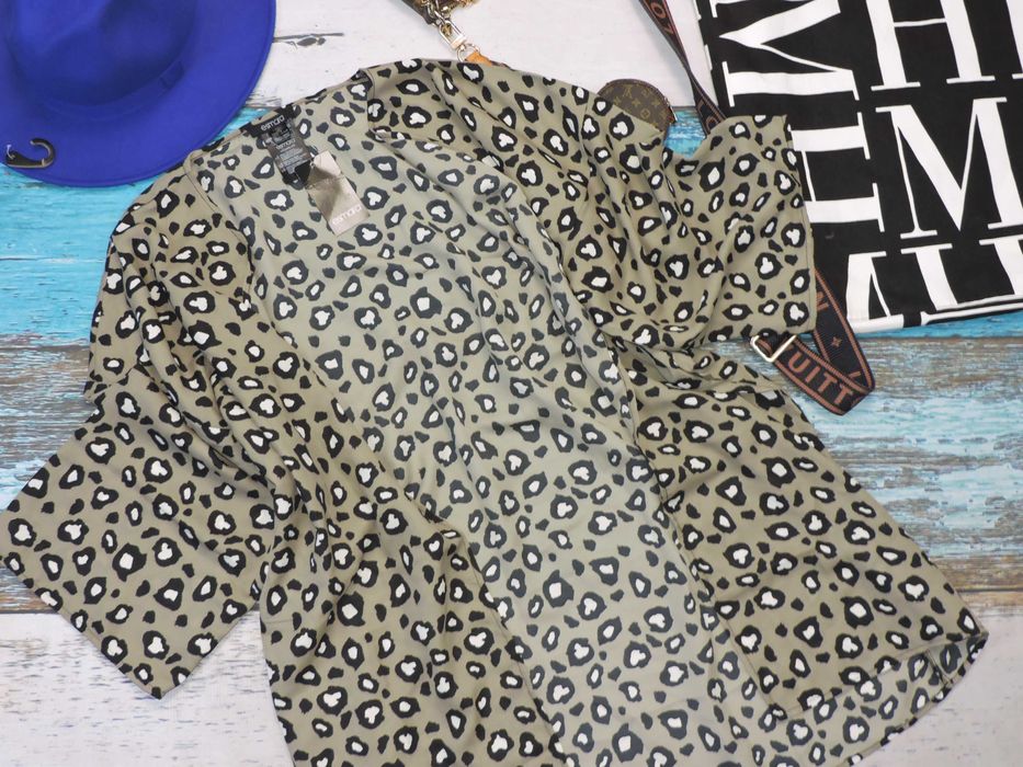 Esmara Nowa plażowa narzutka panterka 44/46