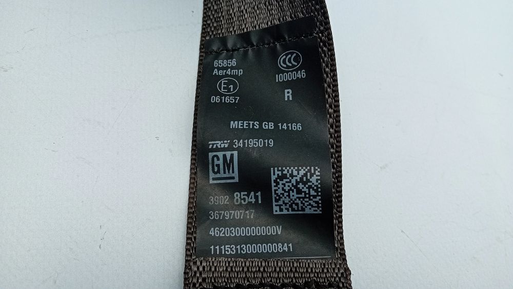 Pré-tensor cinto trás direito OPEL Astra K